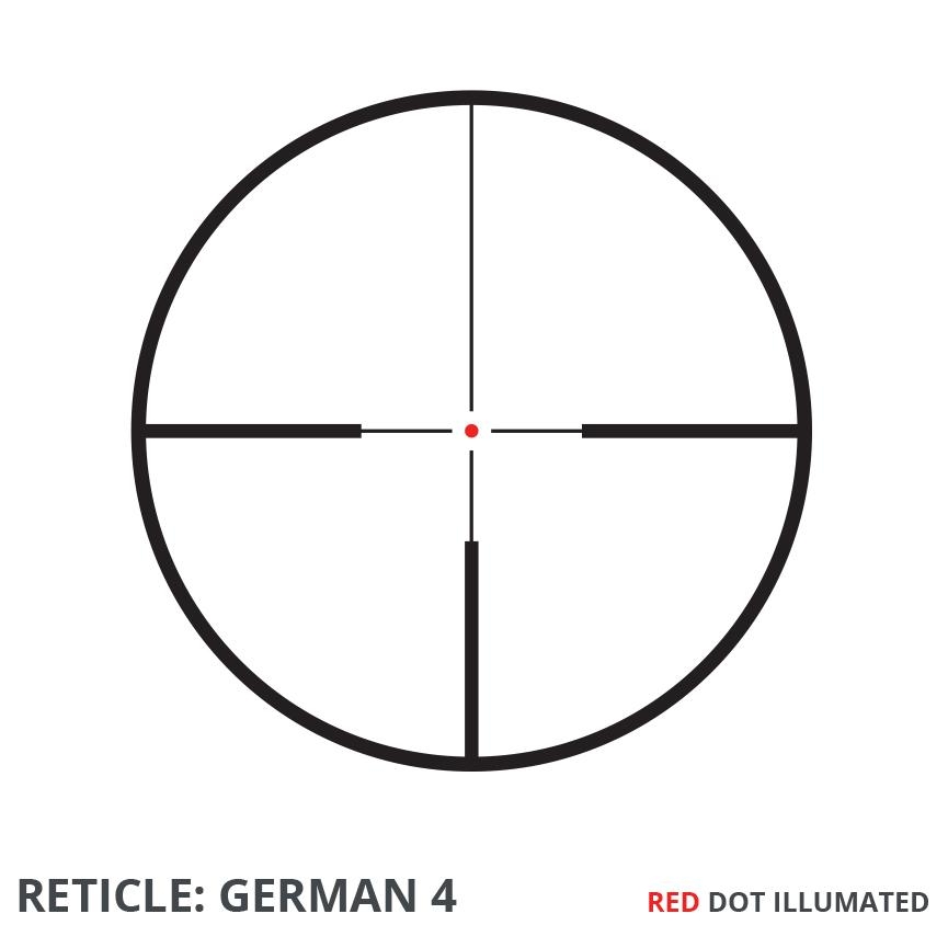 Vanguard illuminated German 4 reticle reticle