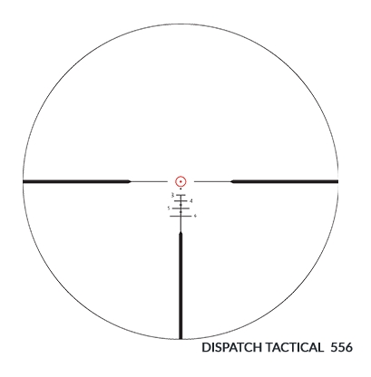 Vanguard illuminated Dispatch TAC 556 reticle reticle