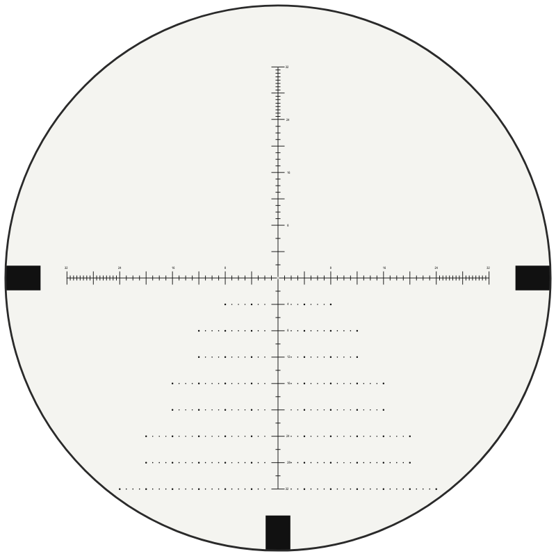 Vortex XLR (moa) reticle