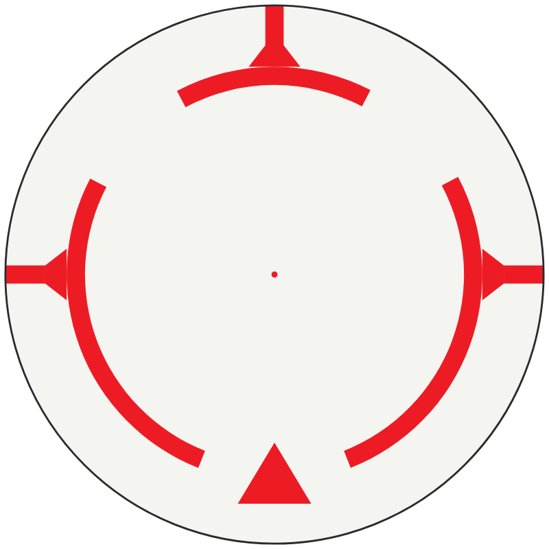 Vortex EBR-CQB reticle