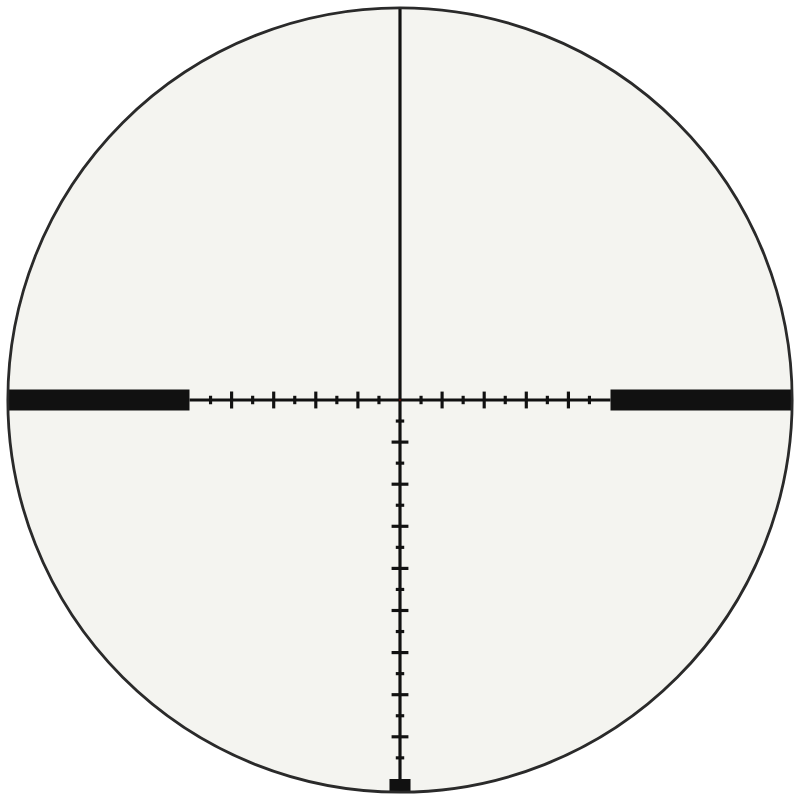 Vortex VMR-3 (mrad) reticle