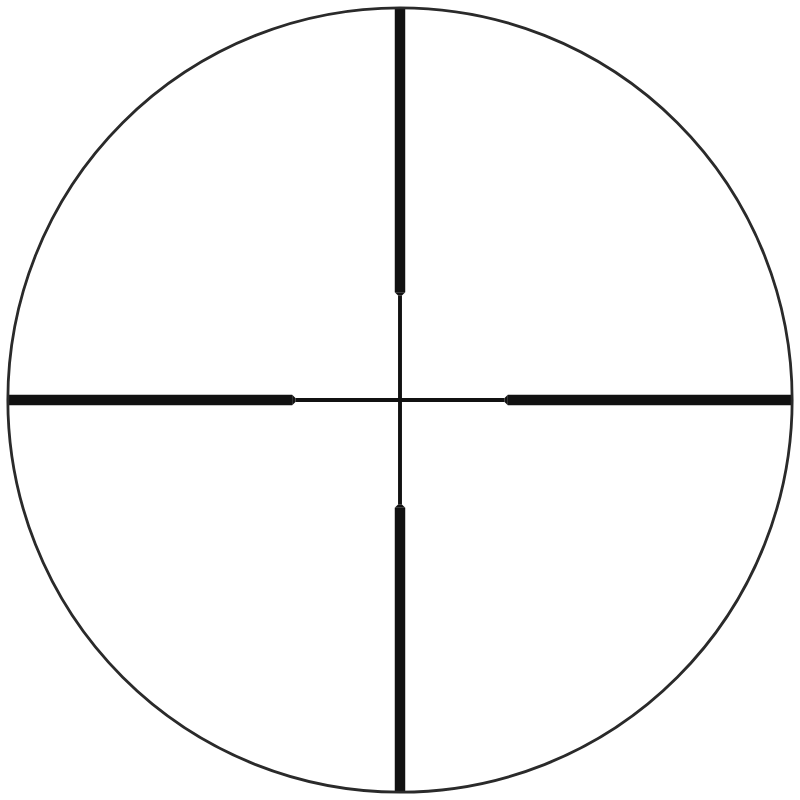 Vortex Widerange Plex™ (moa) reticle