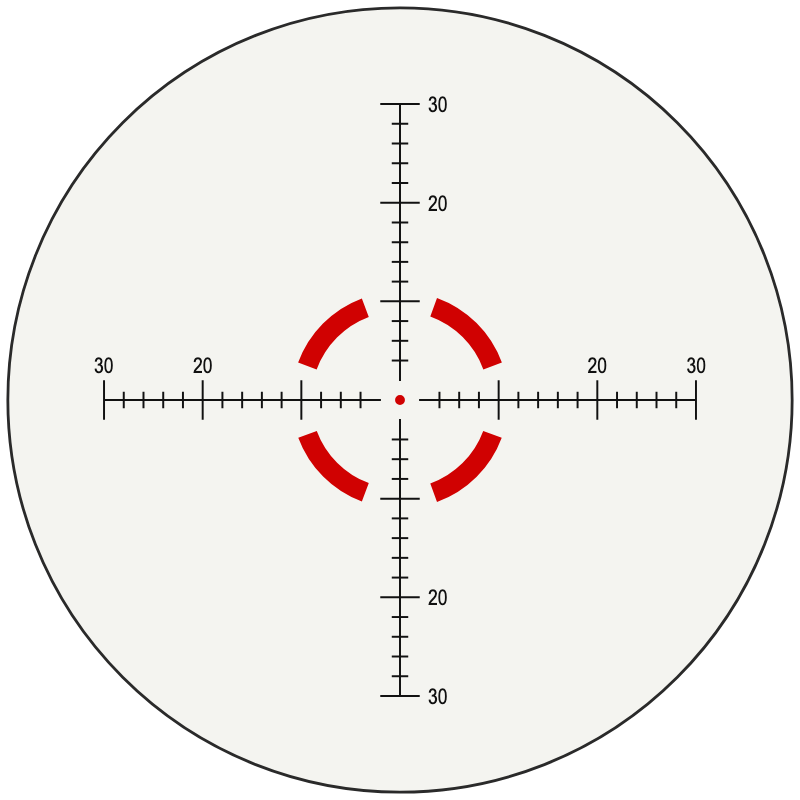 Vortex TMCQ (moa) reticle