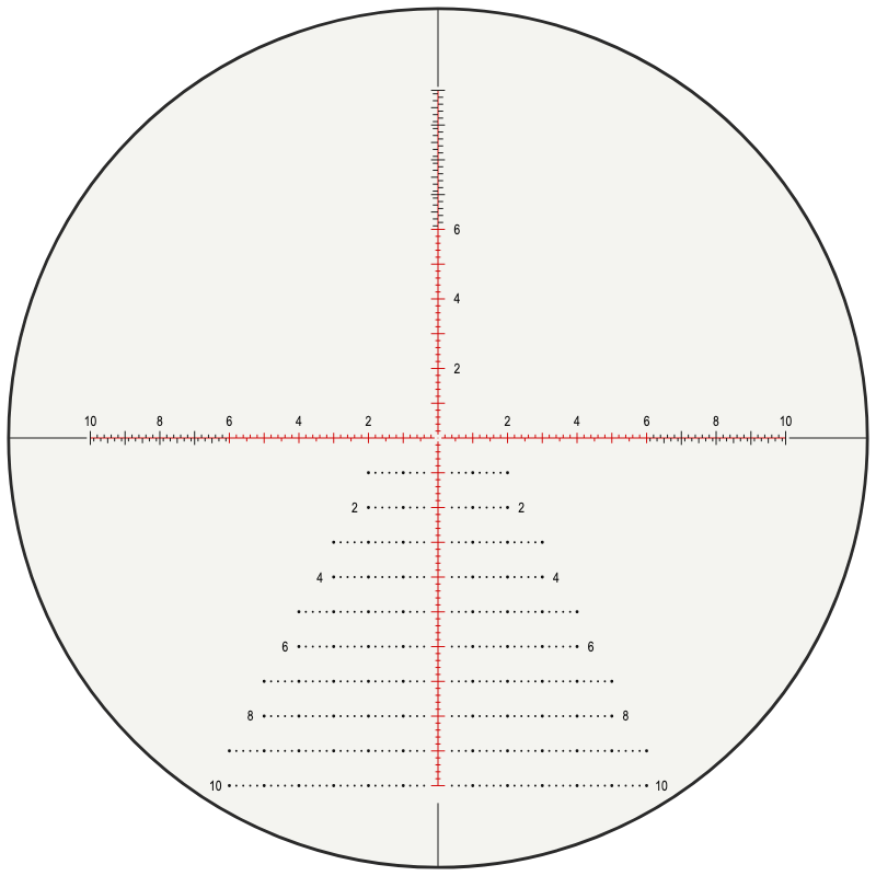Vortex EBR-7d (mrad) reticle