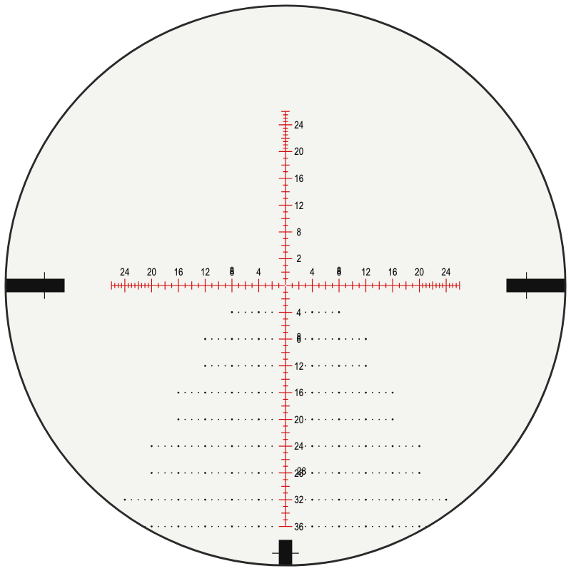 Vortex EBR-2c (moa) reticle