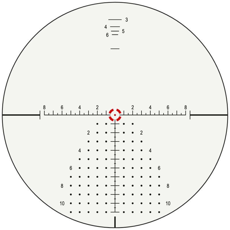 Vortex EBR-9 (mrad) reticle