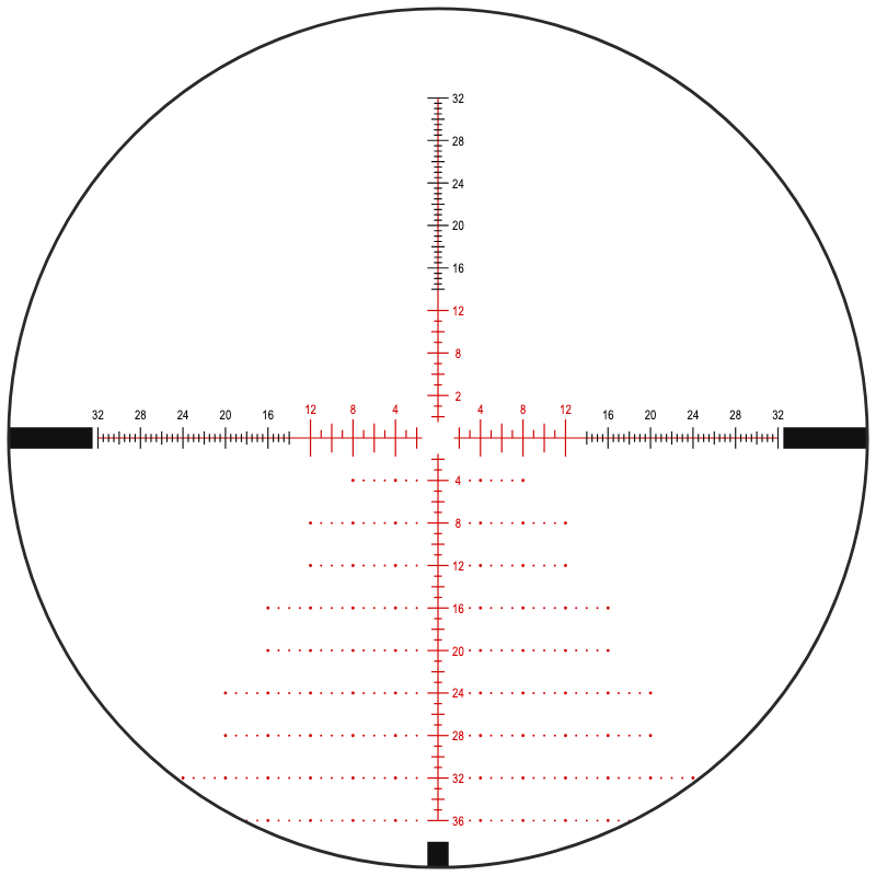 Vortex EBR-7 (moa) reticle