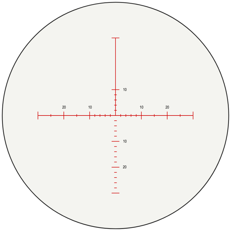 Vortex EBR-1 (25 Moa) reticle