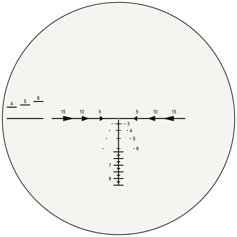 Vortex EBR-7f (mrad) reticle