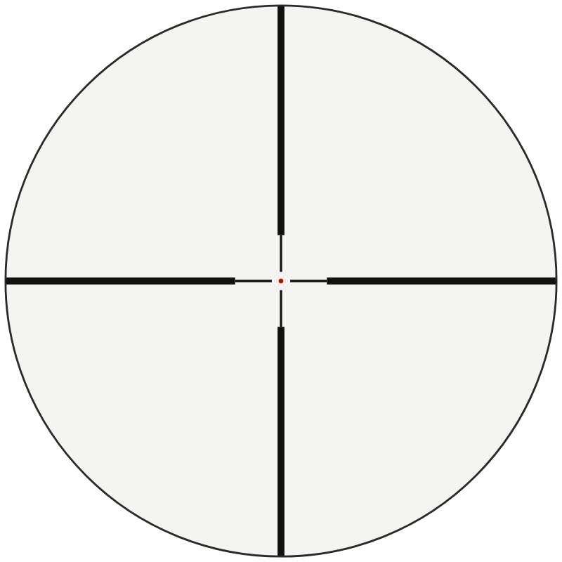 Vortex V-Brite® Illuminated Reticle (moa) reticle