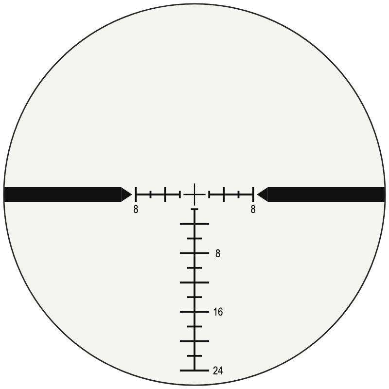 Vortex HSR-4 (moa) reticle