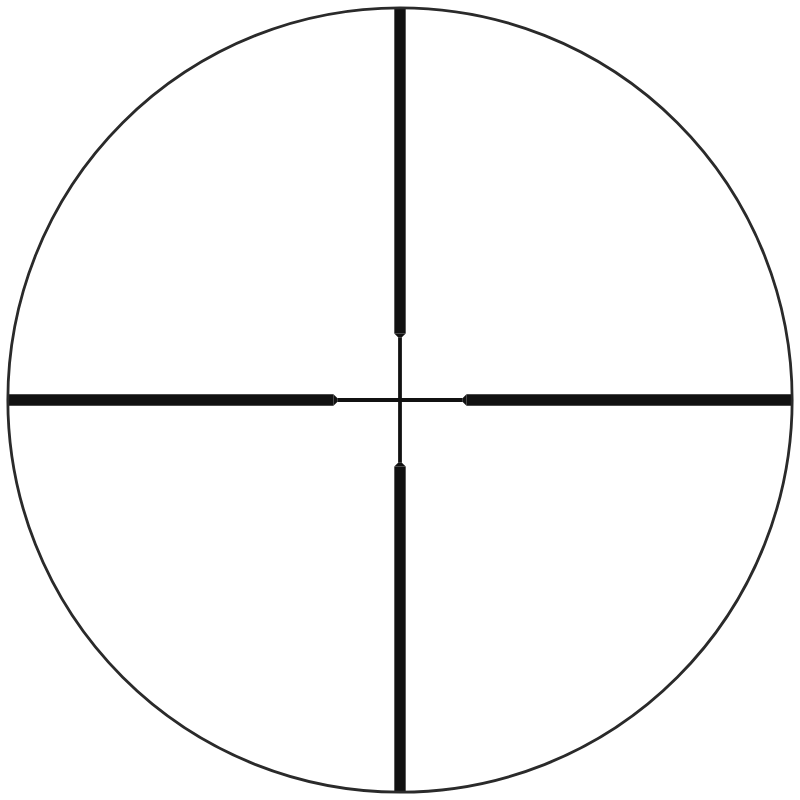 Vortex V-Plex Rimfire (moa) reticle