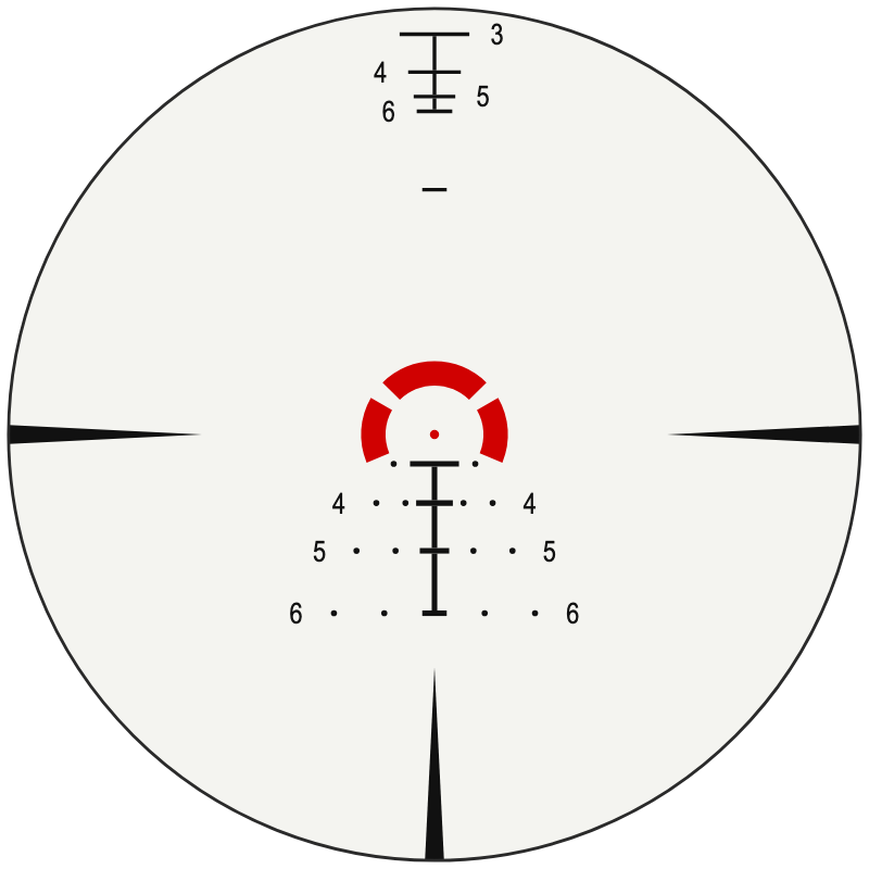 Vortex EBR-8 BDC (moa) reticle