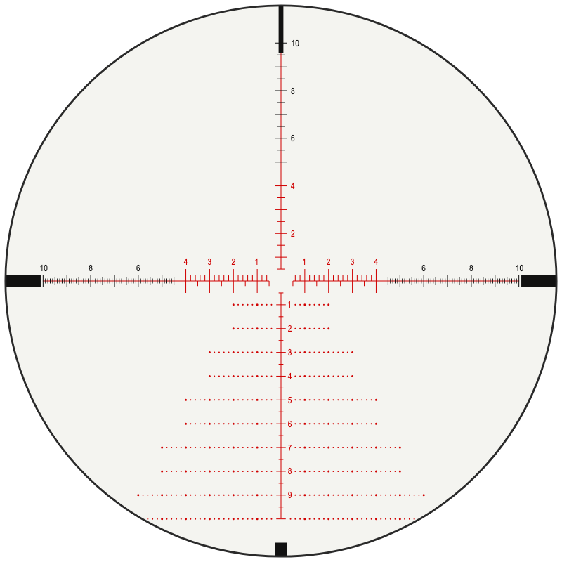 Vortex EBR-7 (mrad) reticle