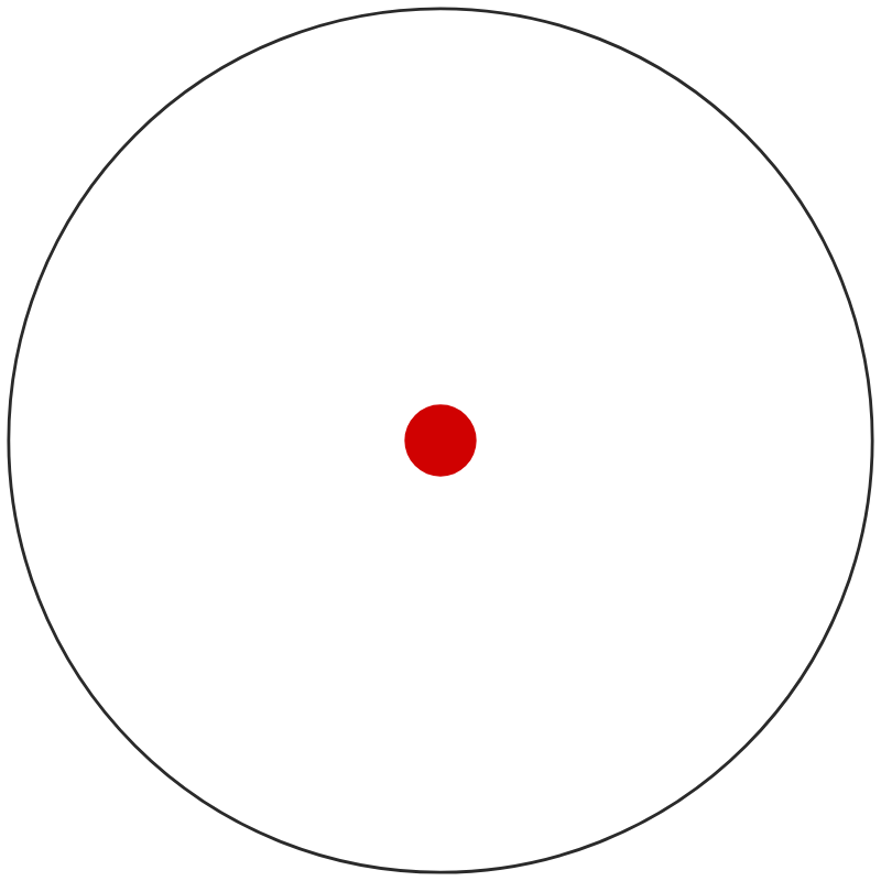 Vortex 5 MOA Dot reticle