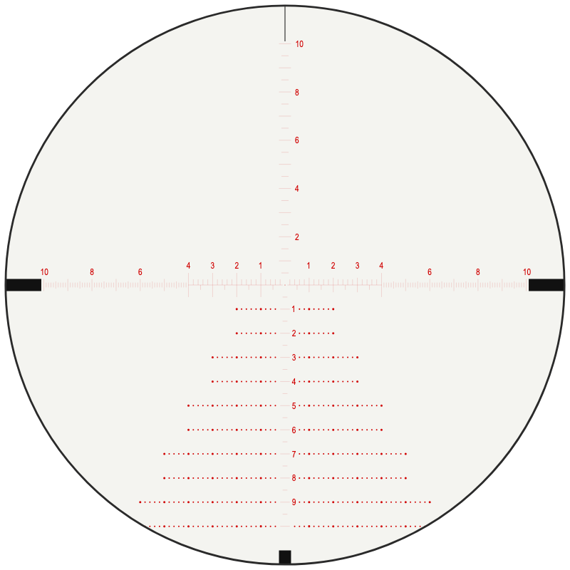 Vortex EBR-7b (mrad) reticle