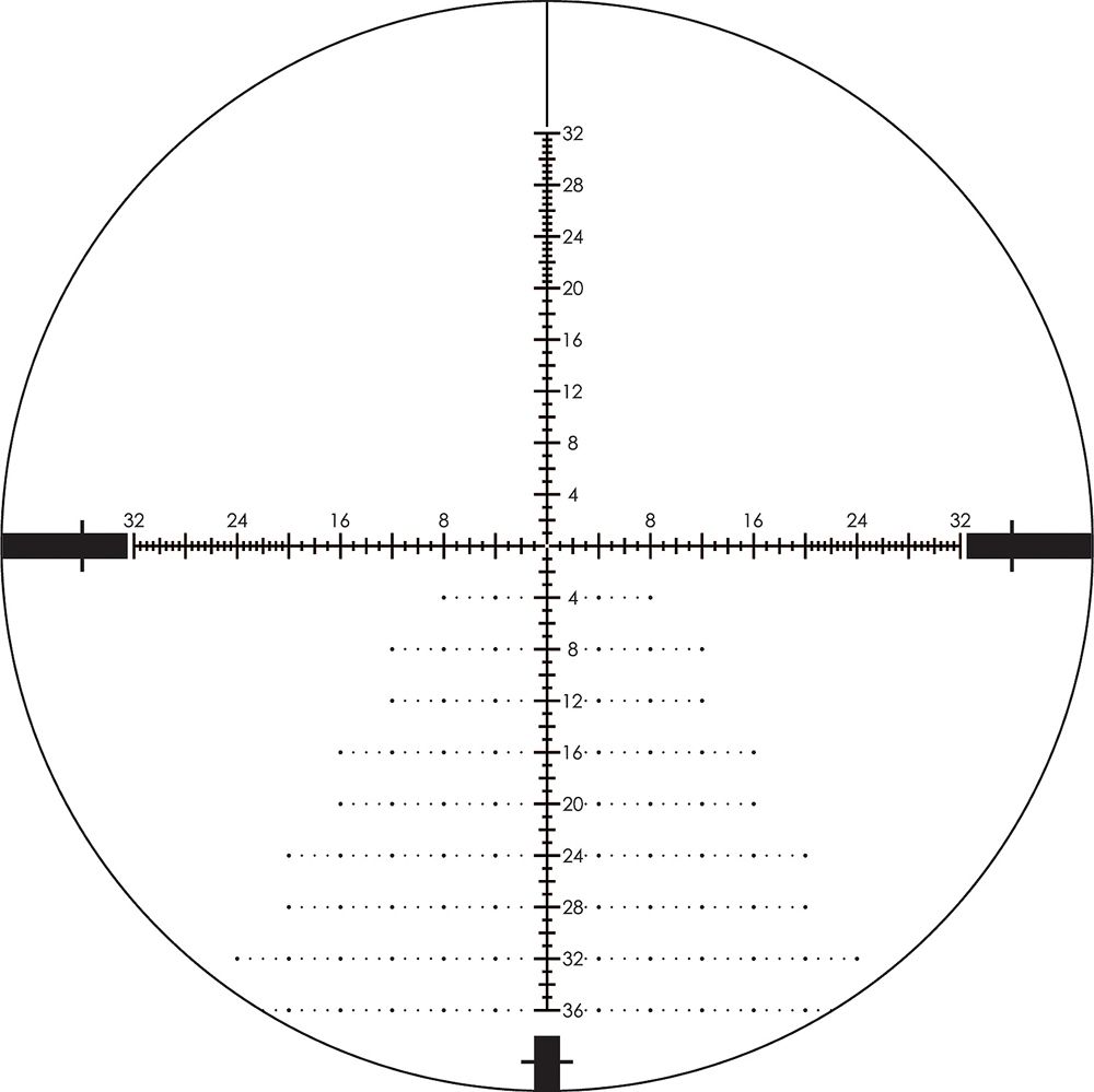 Vortex Vortex Diamondback Tactical 4-16×44 FFP EBR-2C MOA reticle reticle