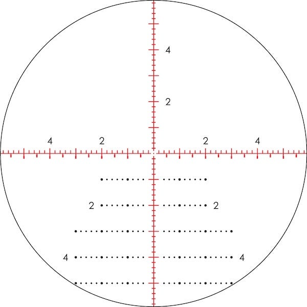 Vortex MRAD reticle