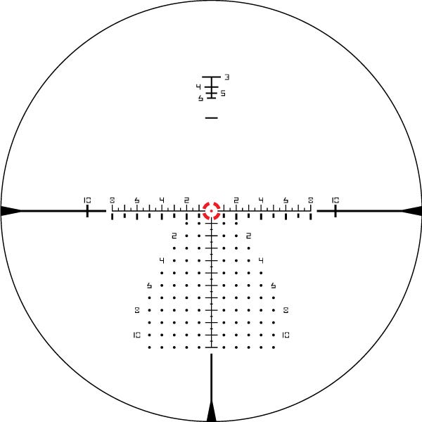 Vortex EBR-9 MRAD reticle