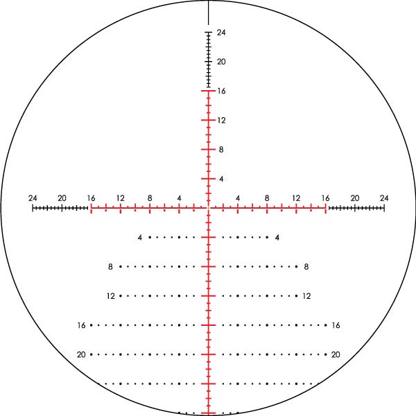 Vortex VMR-4 (MOA) reticle