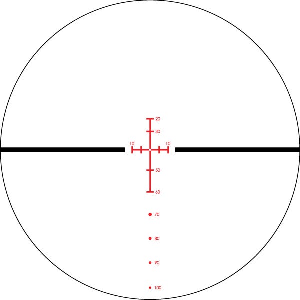Vortex XBR-2 (MOA) reticle