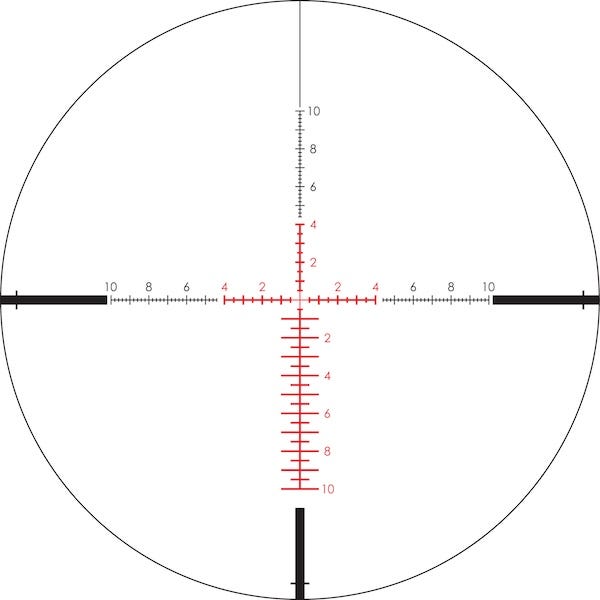 Vortex EBR-4 MRAD reticle