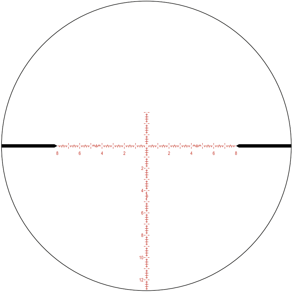Zero Compromise Optic MPCT1X MIL Reticle reticle